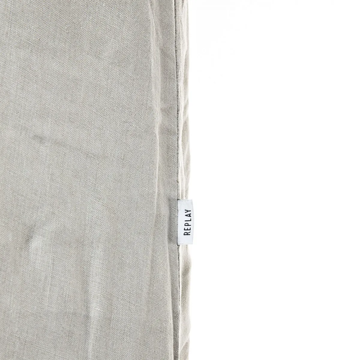 Vestito Lungo In Lino Essential, Grigio