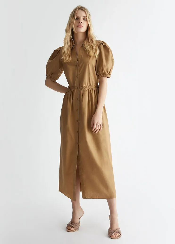 Vestito lungo in popeline liu jo