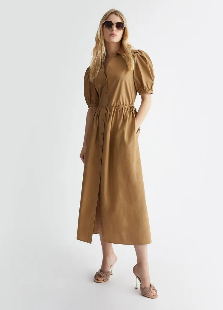 Vestito lungo in popeline liu jo