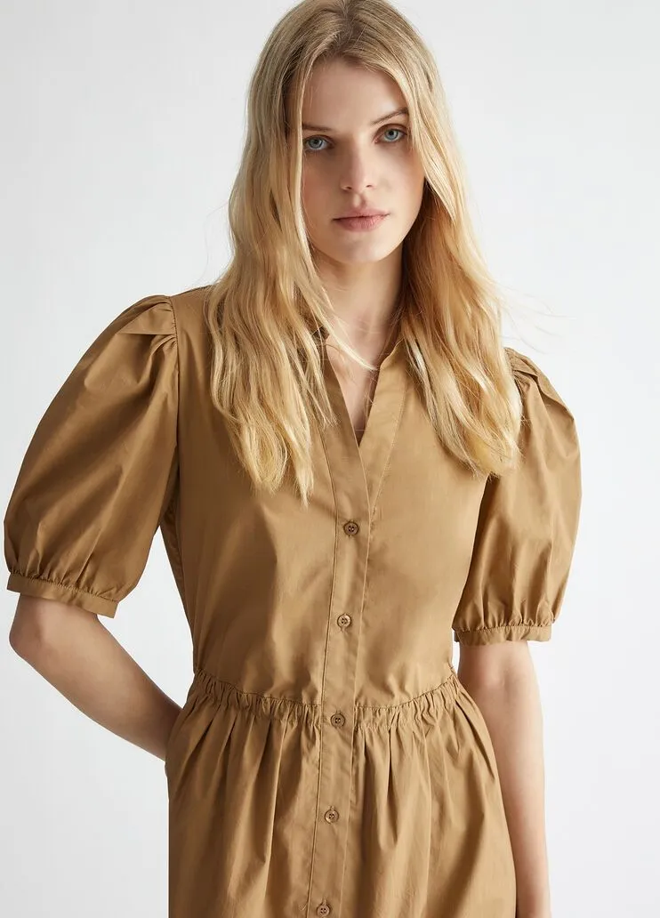 Vestito lungo in popeline liu jo