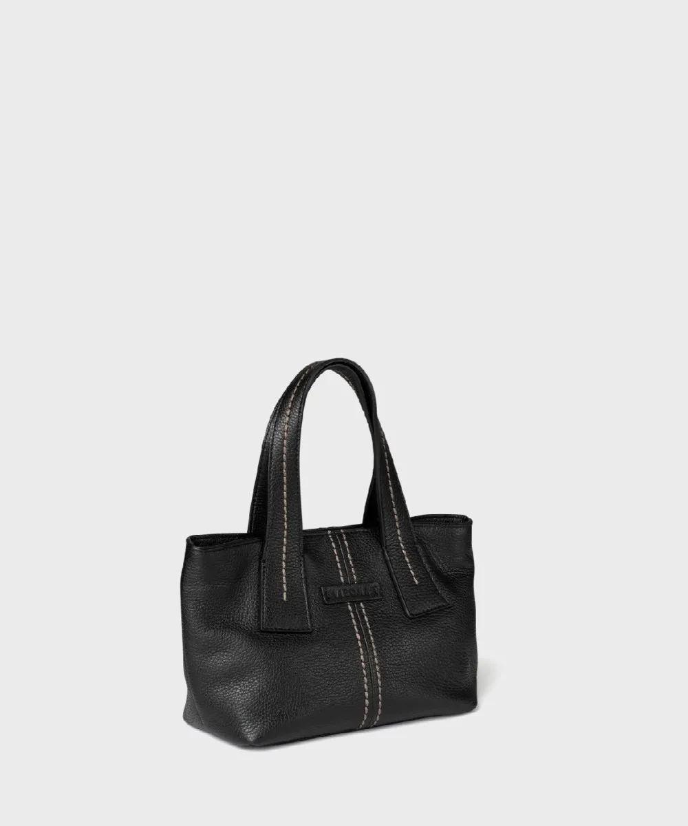 Visona Pony Daily borsa a tracolla, pelle nero