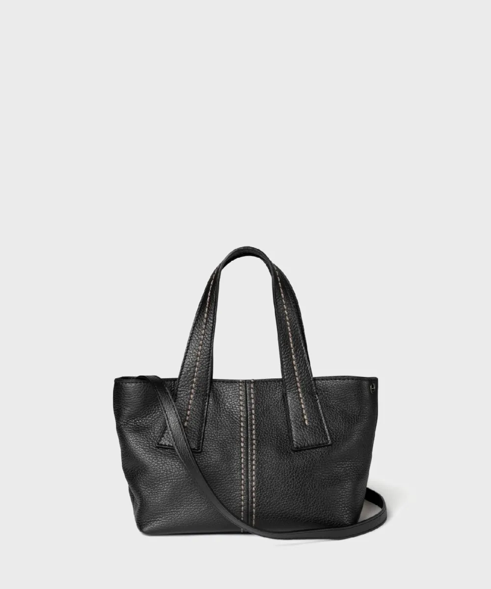 Visona Pony Daily borsa a tracolla, pelle nero