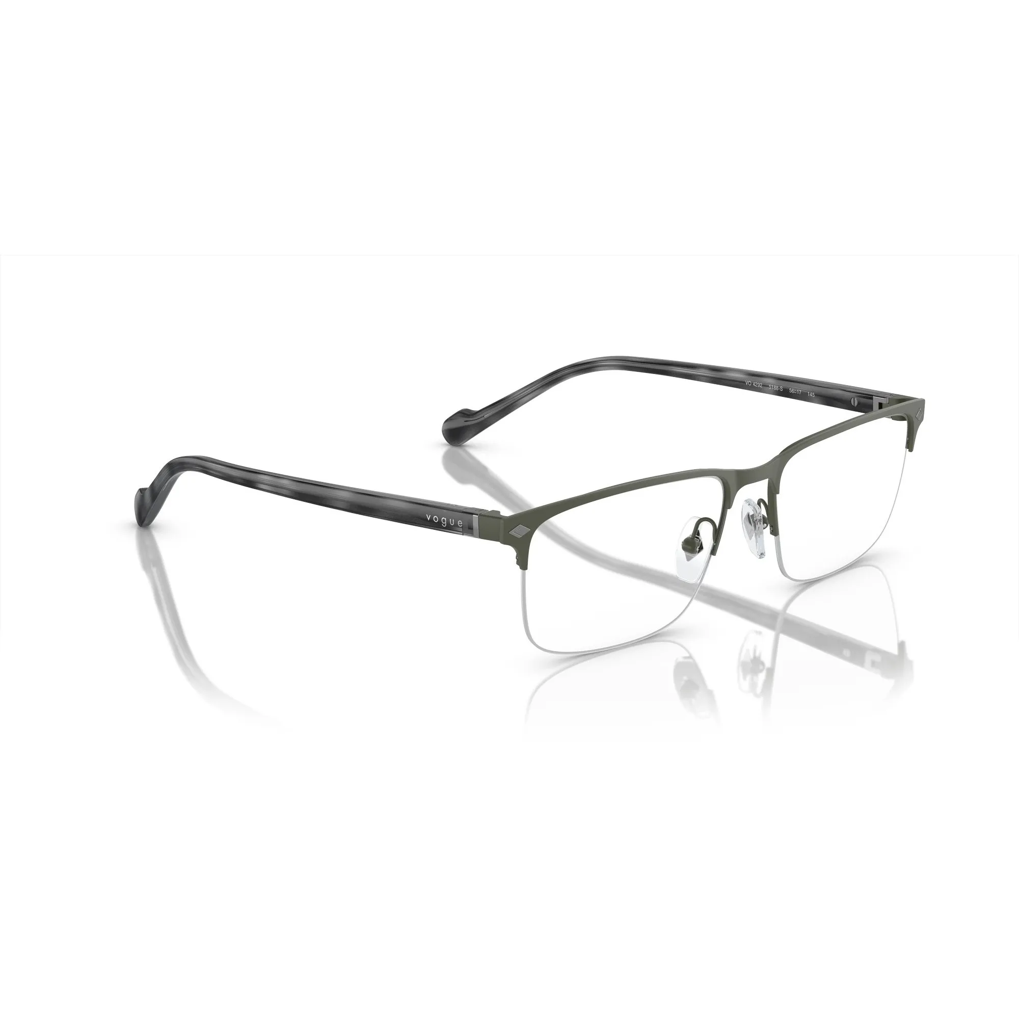   Vogue VO 4292 - 5188S Verde Scuro Opaco | Occhiale Da Vista Uomo 