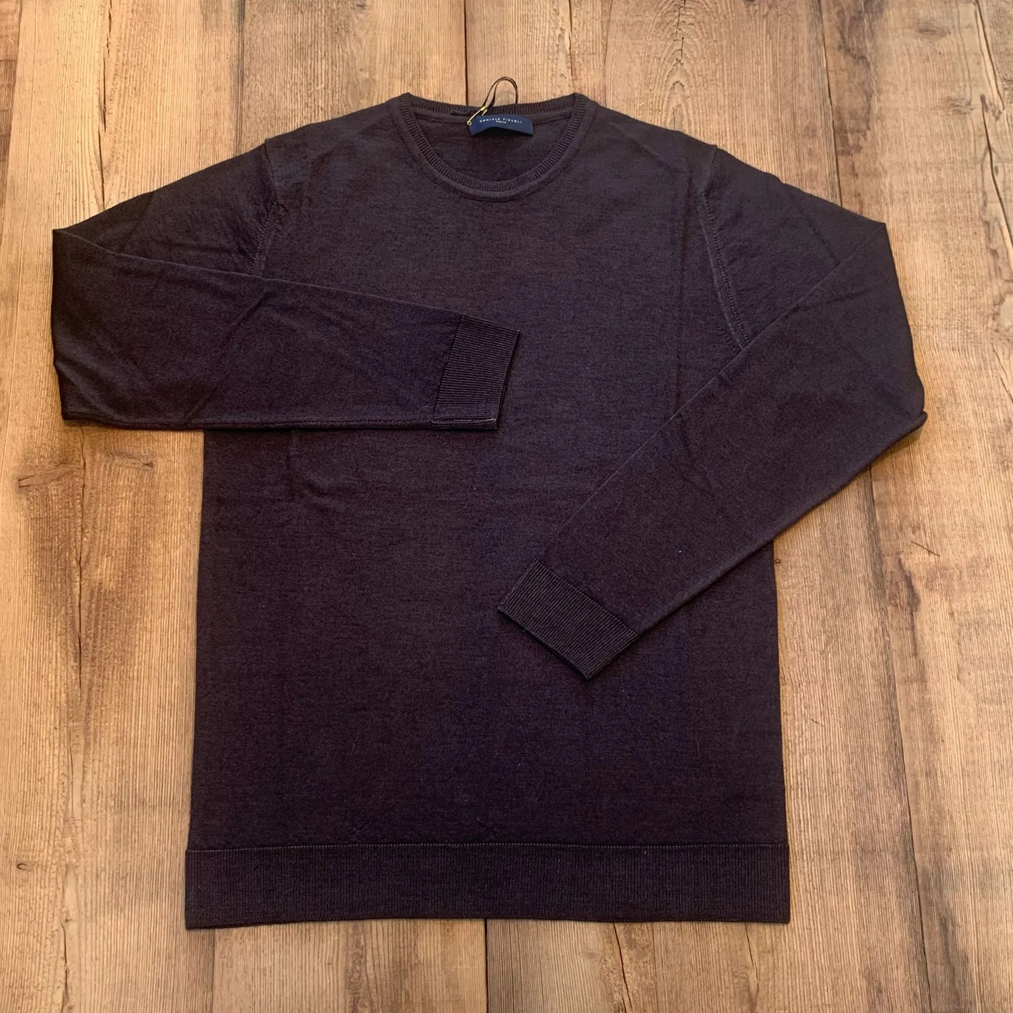 W4-0002 Maglia Lana Girocollo Moro33 Man  