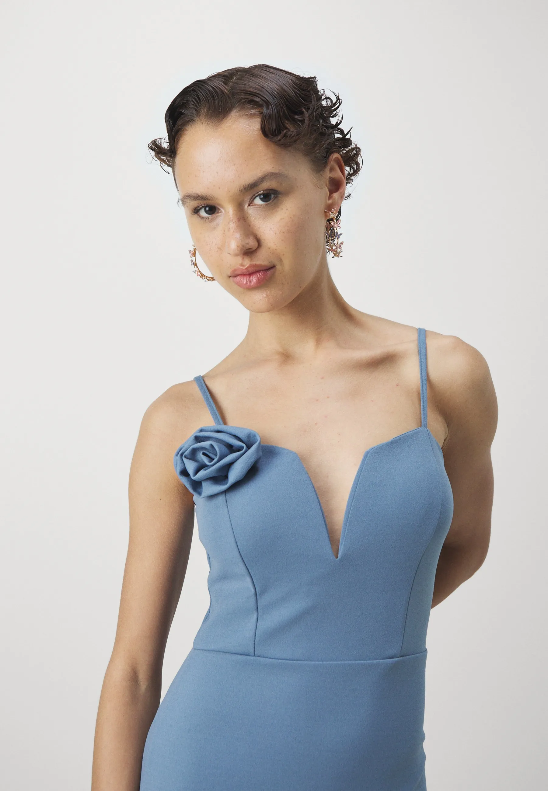 WEDDING GINA FLOWER - Vestito di maglina