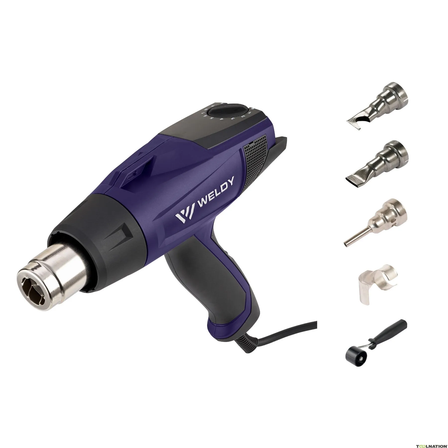 Weldy 164.326 Pistola ad aria calda HG 530-S, 2000 watt / 230 volt - kit universale