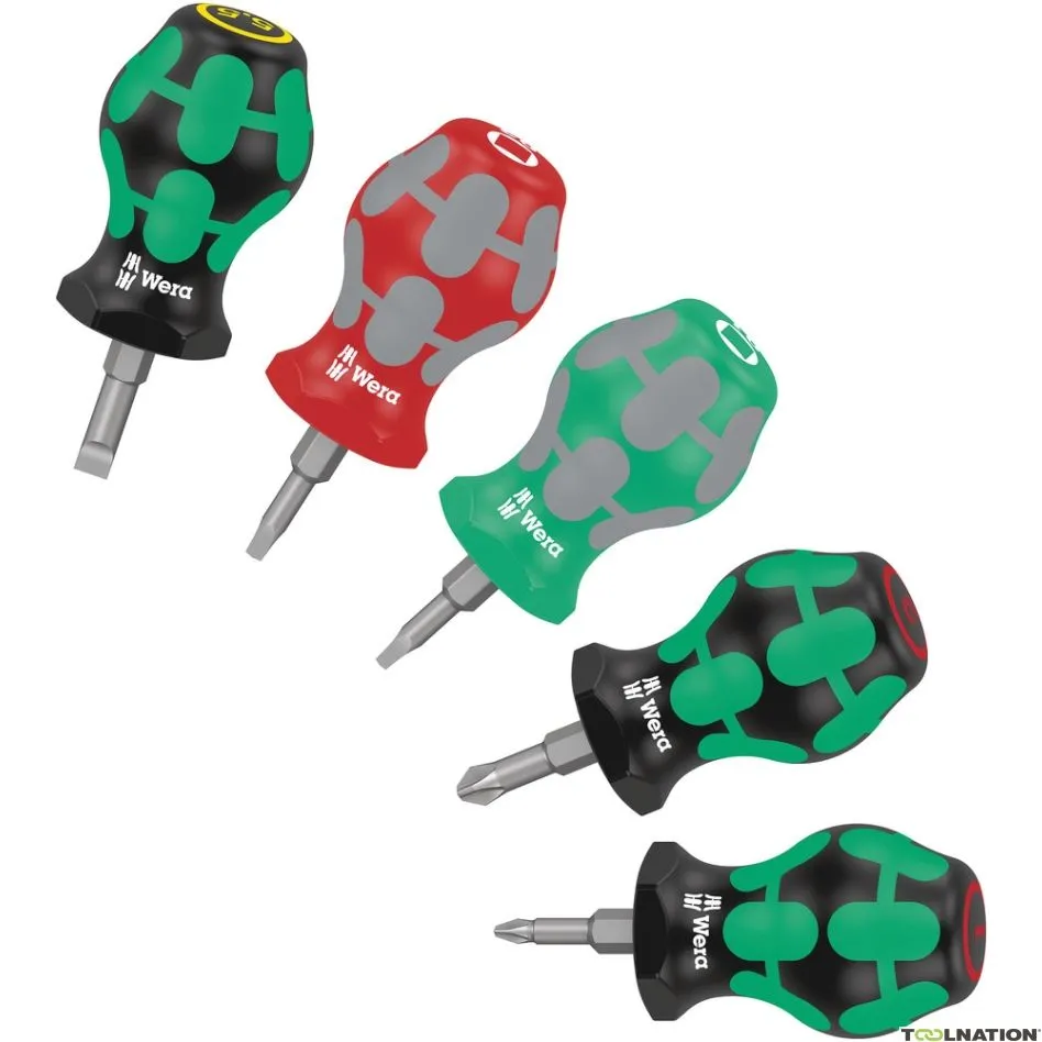 Wera 05008872001 Set di cacciaviti Stubby 3, 5 pezzi