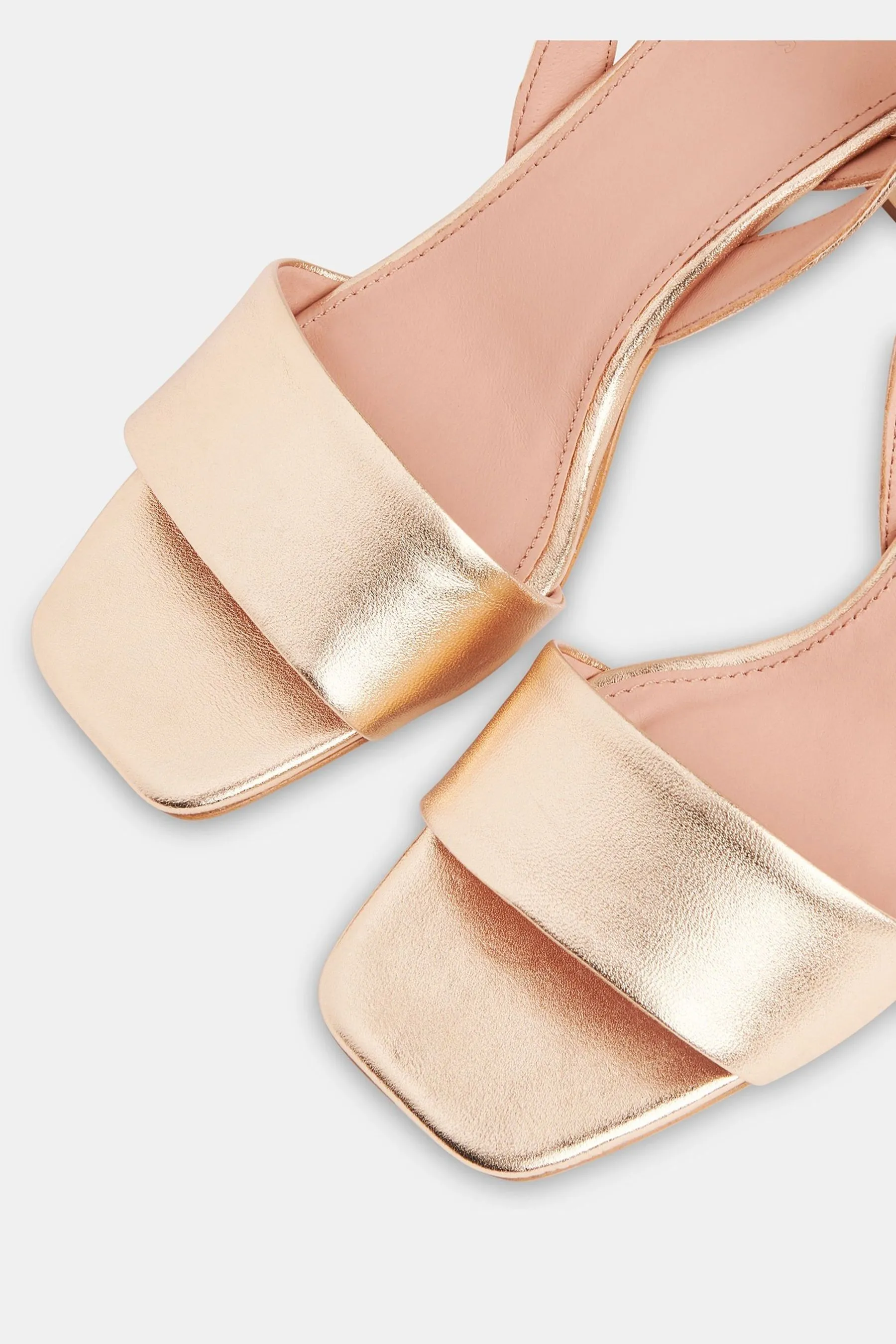 Whistles Oro - Eden - Sandali con tacco largo